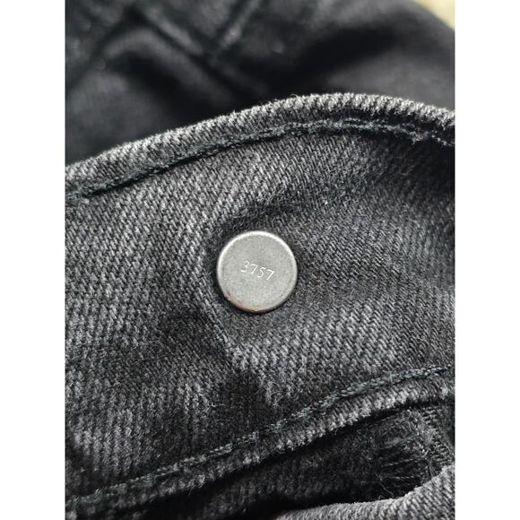 Levi's 505 Straight Leg Jeans 10S Women's Black 30x30 - Picture 9 of 16